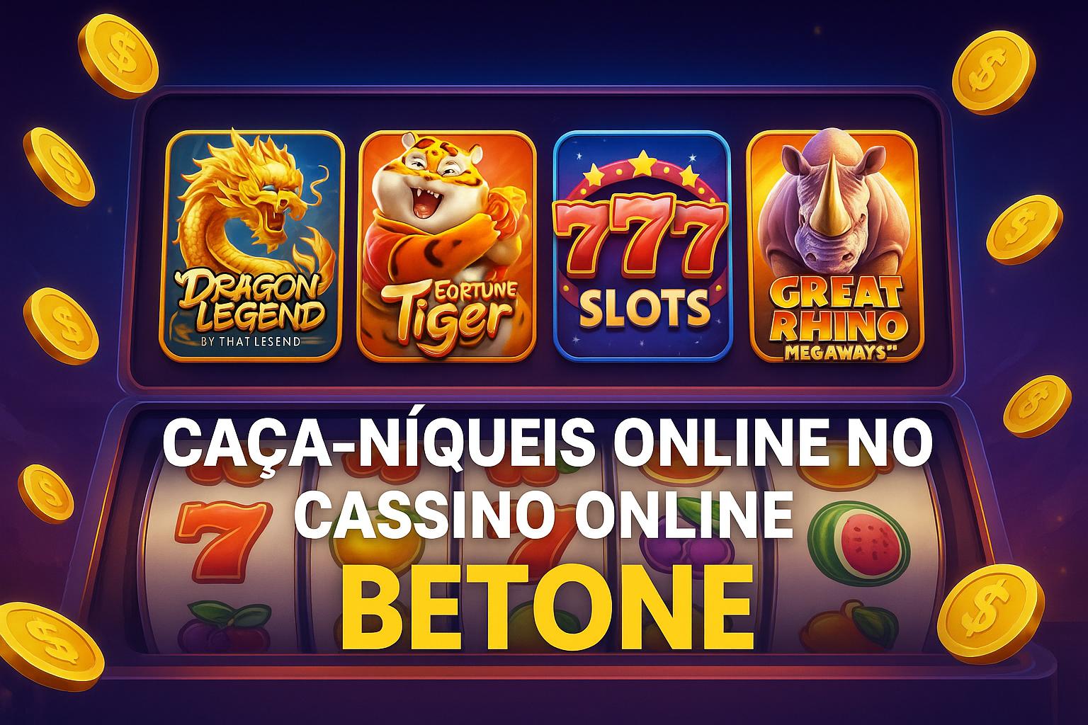 Explore o mundo das slot machines no BETONE Casino